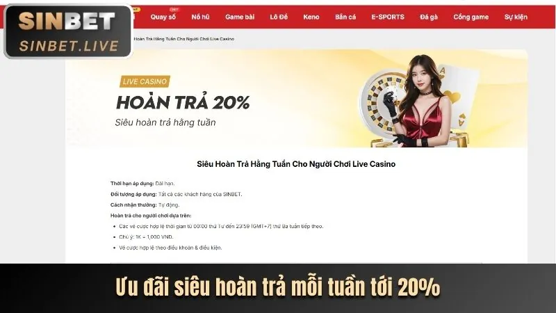 Vòng quay miễn phí và sự kiện vbet Casino